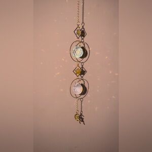 Whimsigoth Sun and Moon Sun Catcher 𖤓 ⋆.ೃ࿔*:･
